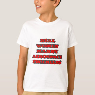 Camiseta Engenheiros aeroespaciais Casados de mulheres reai