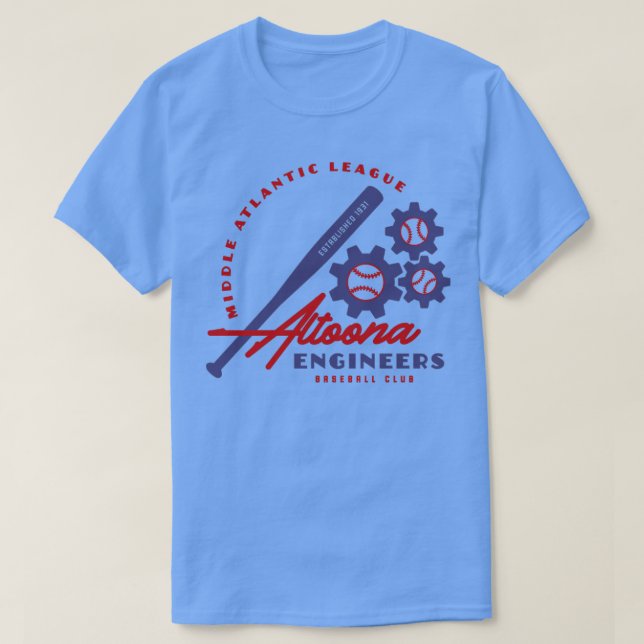 Camiseta Engenheiros Altoona Baseball (Frente do Design)