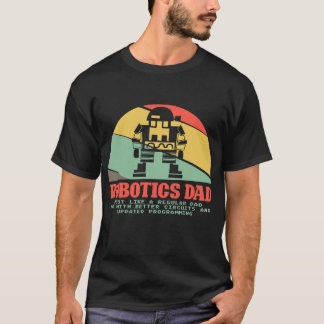 Camiseta Engenheiros de Engenharia Robótica AI do Pai Mens