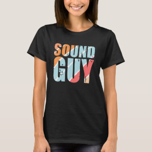 Camiseta Engenheiros de gravação de Cara de som retrorrefle