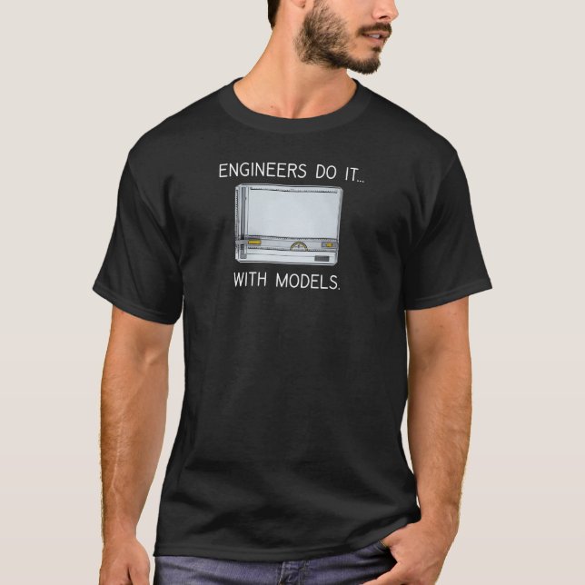 Camiseta Engenheiros Fazem Isso... Com Modelos. (Frente)