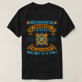 Camiseta Engenheiros mecânicos - Soluções com problemas