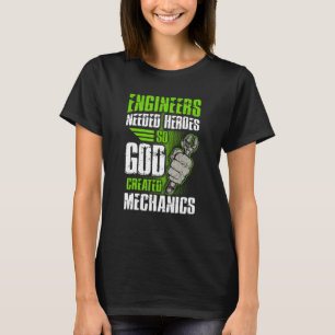 Camiseta Engenheiros Precisavam De Heróis Para Que Deus Cri