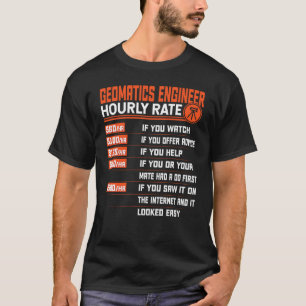 Camiseta Engi Geomático de Engenharia Geomática de Taxa Hor