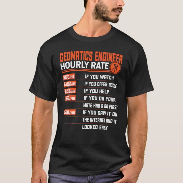 Camiseta Engi Geomático de Engenharia Geomática de Taxa Hor (Frente)