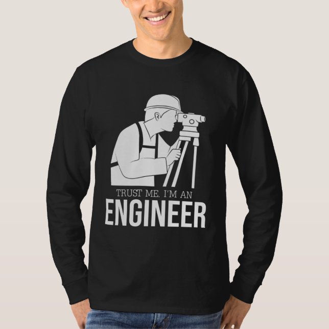 Camiseta engineer joke    text  humour  engineer (Frente)