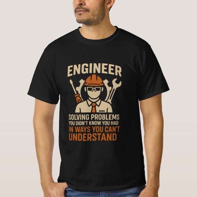 Camiseta Engineer Solving Problems (Frente)