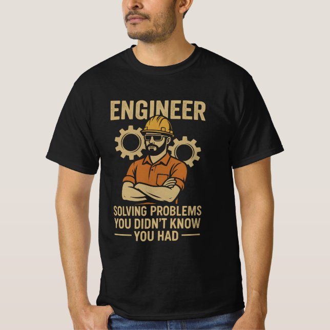Camiseta Engineer Solving Problems (Frente)