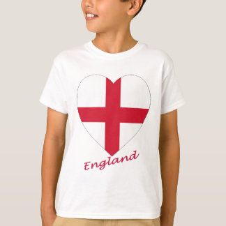 Camiseta England Flag Heart