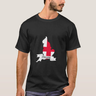 Camiseta england flag map