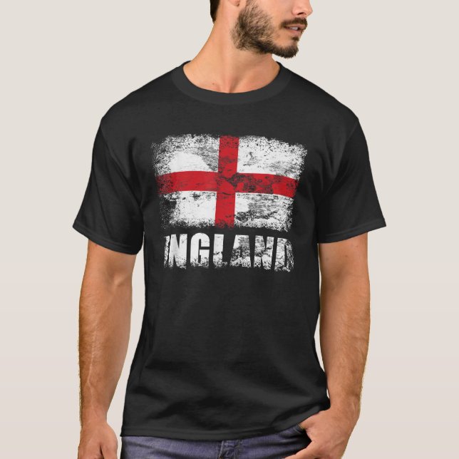Camiseta England Flag T Shirt Cruz do Santo George Flag Te (Frente)