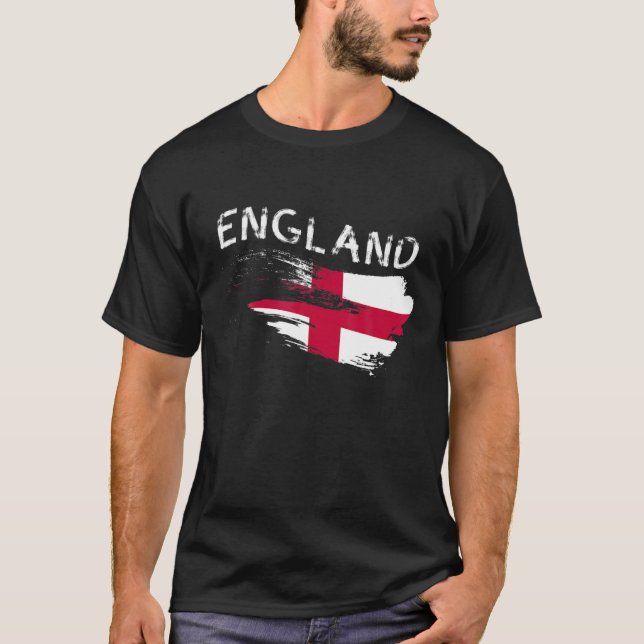 Camiseta England Football Fan English Futbol Squad Britain (Frente)