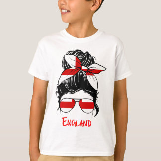 Camiseta England Girl English girl Bandeira britânica