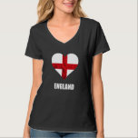 Camiseta England Heart English Roots England Flag St George<br><div class="desc">England Heart English Roots England Flag St George's Cross</div>