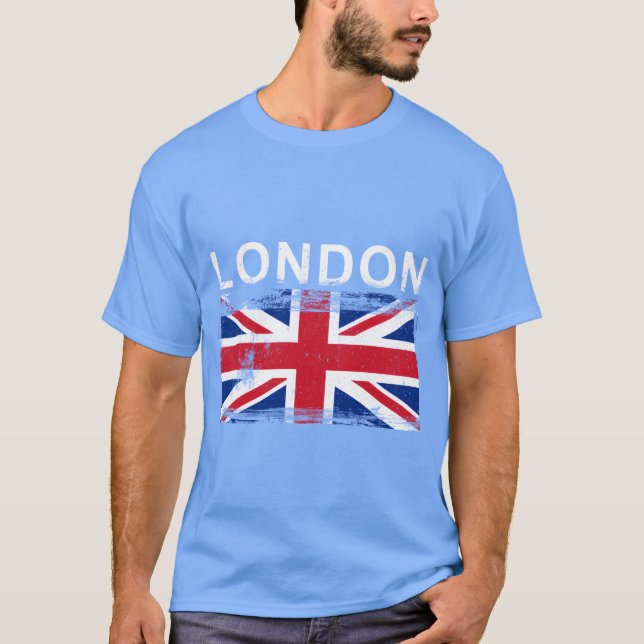 Camiseta England London City Flag family (Frente)