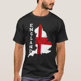 Camiseta England Map Rua George's Cross English Flag