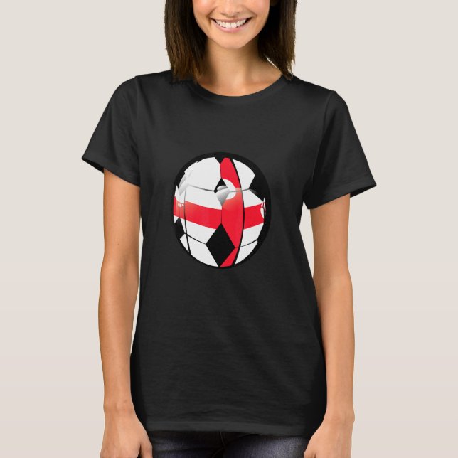 Camiseta England National Flag Ball Fan Jersey (Frente)