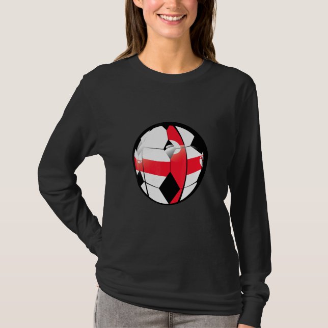 Camiseta England National Flag Ball Fan Jersey (Frente)