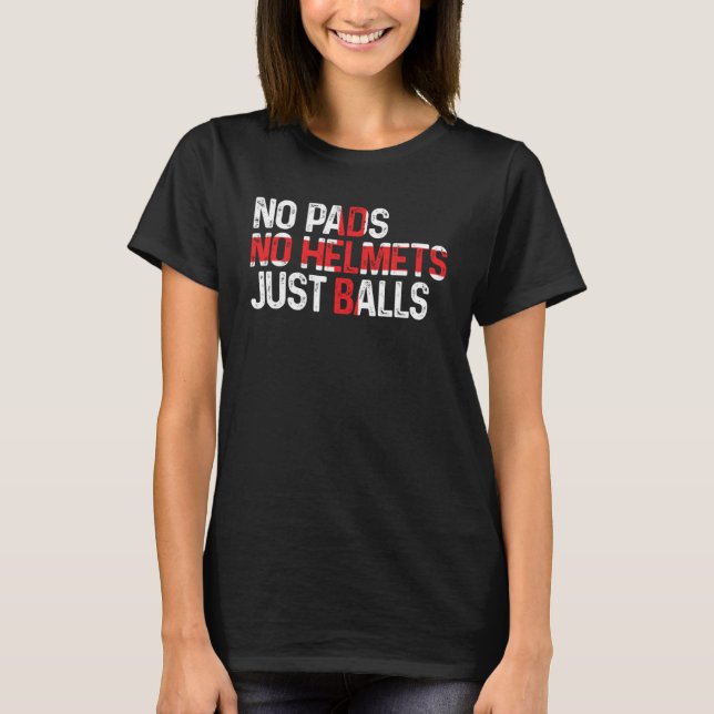 Camiseta England No Pads No Helmets Just Balls Rugby Englis (Frente)