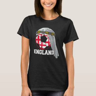 Camiseta ENGLAND Soccer 2022 - Bola de Bandeiras da Inglate