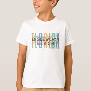 Camiseta Englewood Beach Florida (ondas de areia)