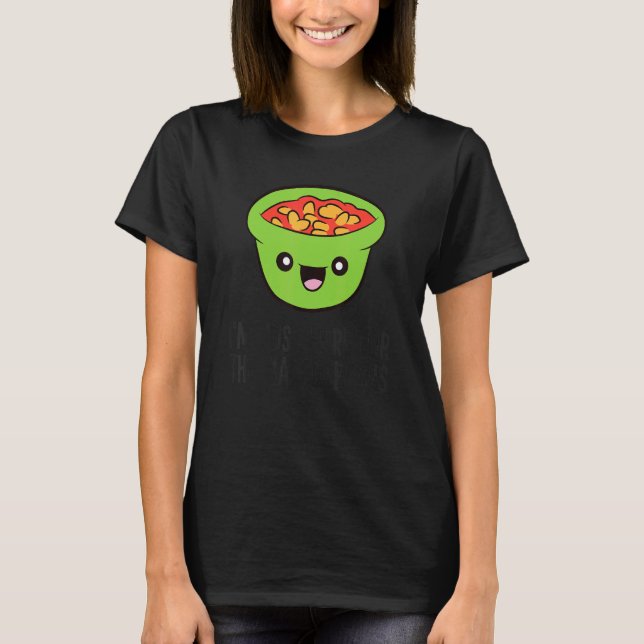 Camiseta English Breakfast I'm Just Here For The Baked Bean (Frente)