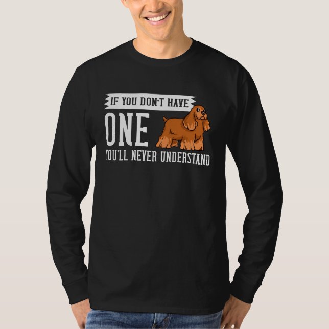 Camiseta English Cocker Spaniel Dog  Puppies Owner (Frente)