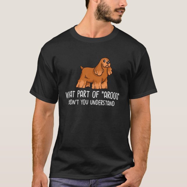 Camiseta English Cocker Spaniel Dog  Puppies Owner   1 (Frente)