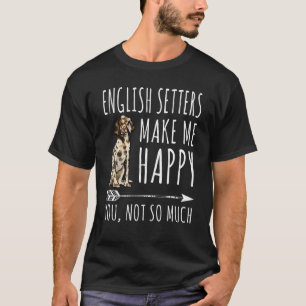 Camiseta English Setter Dog Me Resgate Happy