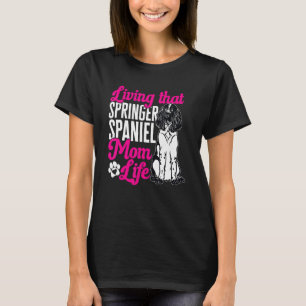 Camiseta English Springer Spaniel Mãe Cão Mãe