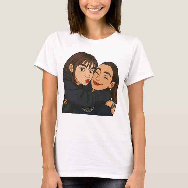 Camiseta Englot Thai GL Petrichor Series Cartoon Art (Frente)