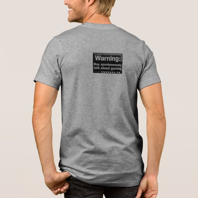 camiseta engraçada (Verso)