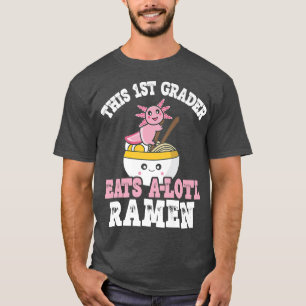 Camiseta Engraçada 1rua Ramen Pun Primeiro Grama Come Muito