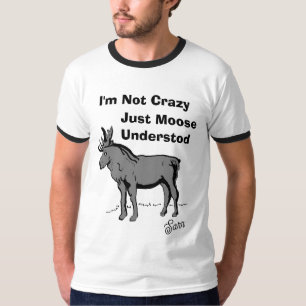 Camiseta engraçada: alce entendeu