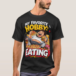 camiseta engraçada amante de comida boa comida bom