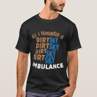 Camiseta Engraçada Ambulância do Céu de Motocross