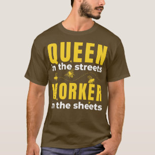 Camiseta Engraçada Apicultura Dizendo Abelhas De Mel Mulher