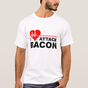 Camiseta engraçada Bacon de ataque cardíaco