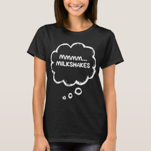 Camiseta Engraçada Bebida Látea Amada Roupa Gear Meme mmmm.