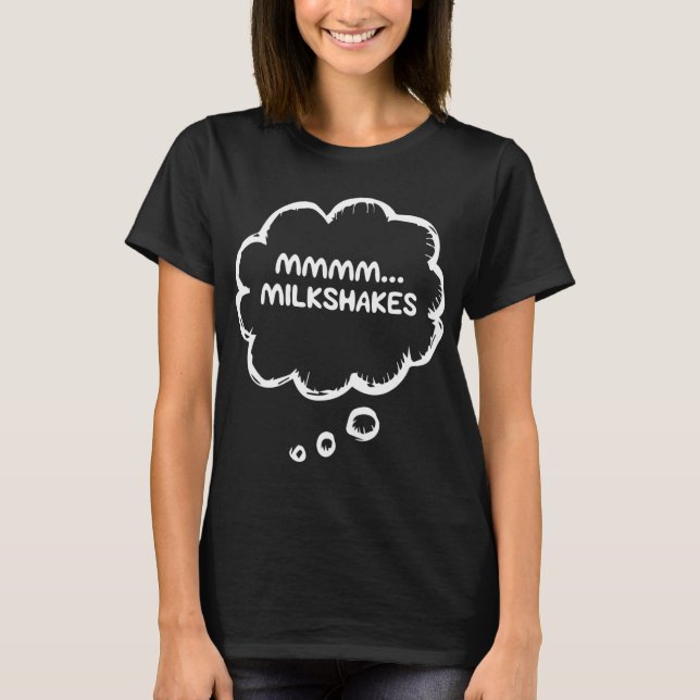 Camiseta Engraçada Bebida Látea Amada Roupa Gear Meme mmmm. (Frente)