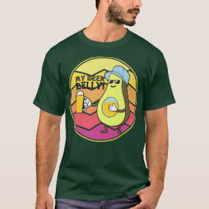 Camiseta Engraçada Bela Avocado, Guacamole Para Homens,