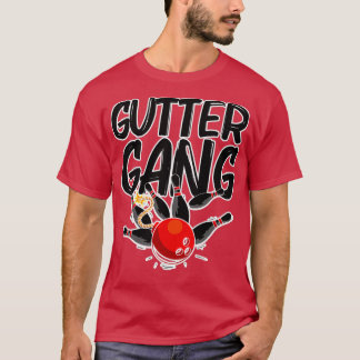 Camiseta Engraçada Boliche Legal Gutter Gang Bowlers 1