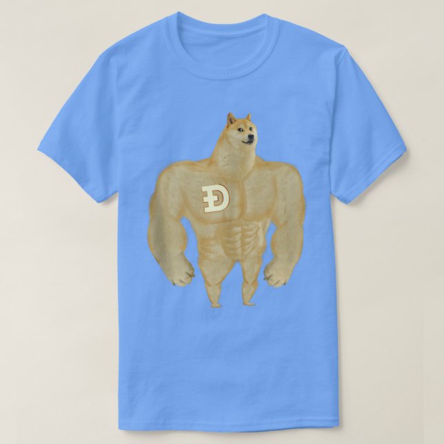 Camiseta Engraçada Bomba De Dogecoina Cão Criptomoeda M (Frente do Design)