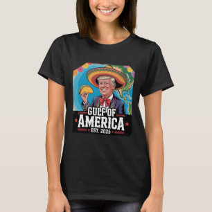 Camiseta Engraçada calça o Golfo da América no leste de 202