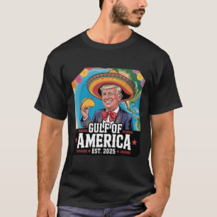 Camiseta Engraçada calça o Golfo da América no leste de 202