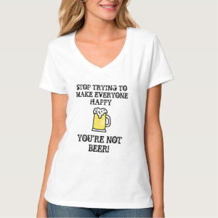 Camiseta Engraçada Cerveja Menciona Humor Com Álcool