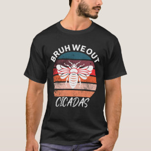 Camiseta Engraçada cicada canta, nós saímos com a legal cic