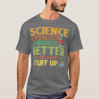 Camiseta Engraçada Ciência Sucesso Química Nerd de Motivaçã