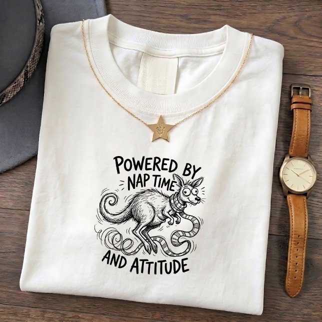 Camiseta Engraçada Citação de Humor de Canguru Aus (Criador carregado)