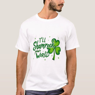 Camiseta Engraçada citação irlandesa do Shamrock para a Rua